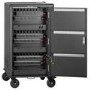 Charging Cart - Push Handle Handle - 4 Casters - 30 Devices Chromebooks iPad and Android Tablets Laptop and Notebook Computers