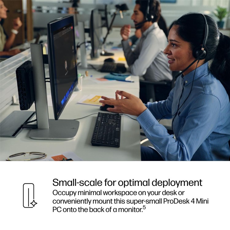 HP ProDesk 4 G1i Intel Core Ultra 5 235T 8GB RAM 256GB SSD Windows 11 Pro Mini PC