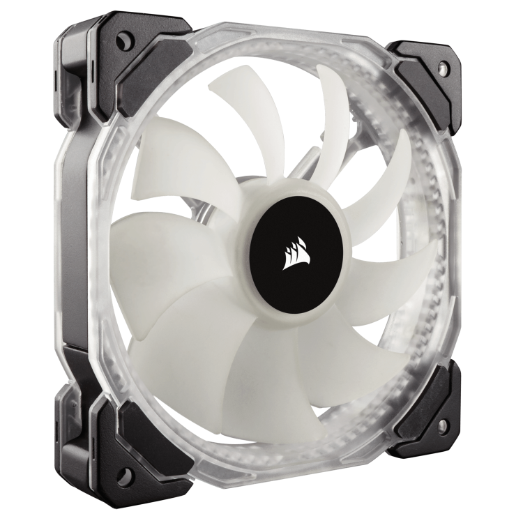Corsair HD120 RGB LED High Performance 120mm PWM Fan - Three Pack with Controller