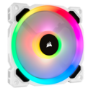 Corsair LL120 RGB 120mm Dual Light Loop White RGB LED PWM Fan Single Pack
