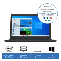 Coda Laptop Celeron N3450 4GB 64GB eMMC 12.5 Inch Windows 10 Includes Office 365 Coda Laptop Celeron N3450 4GB 64GB eMMC 12.5 Inch Windows 10 Includes Office 365