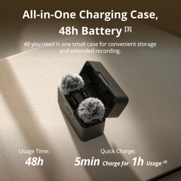DJI Mic Mini 2 TX+1 RX+Charging Case
