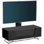 Alphason CRO2-1000BKT-BK Chromium 2 TV Cabinet with Bracket for up to 50" TVs - Black