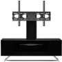 Alphason CRO2-1000BKT-BK Chromium 2 TV Cabinet with Bracket for up to 50" TVs - Black
