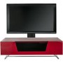 Alphason CRO2-1200BKT-RE Chromium 2 TV Cabinet with Bracket for up to 50" TVs - Red