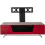 Alphason CRO2-1200BKT-RE Chromium 2 TV Cabinet with Bracket for up to 50" TVs - Red