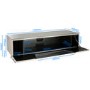 Alphason CRO2-1200CB-BLK Chromium 2 TV Unit for up to 55" TVs - Black