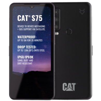 CAT S75 128GB 5G SIM Free Smartphone - Black
