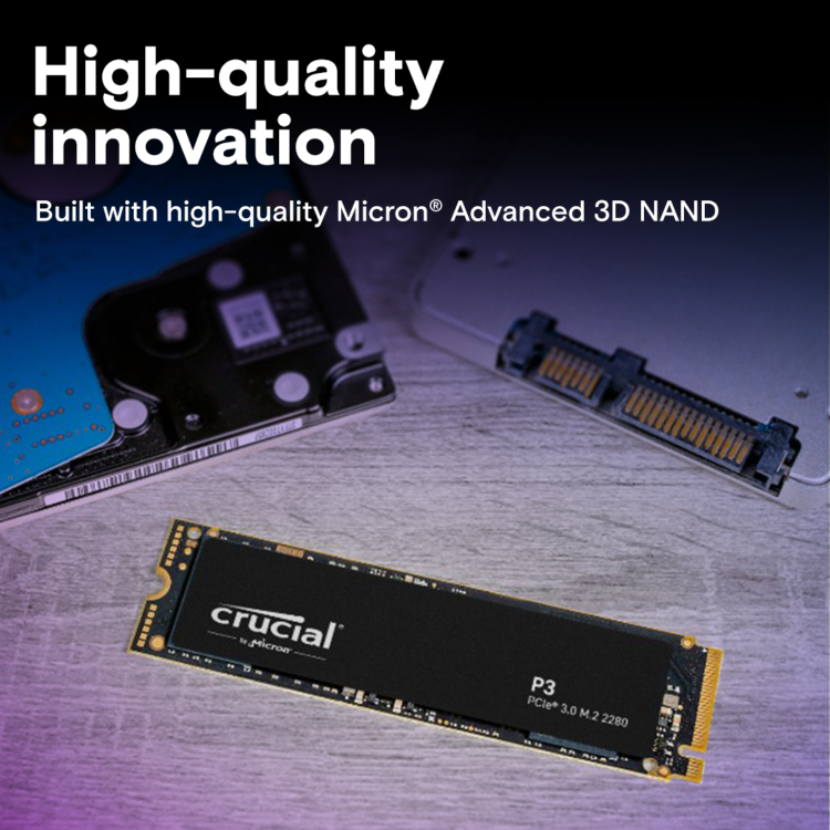 Crucial P3 1TB M.2 2280 Internal SSD