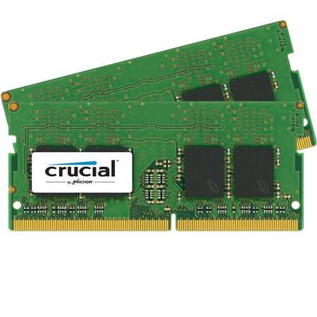 Box Opened Crucial 32GB DDR4 2400MHz Non-ECC SO-DIMM 2x16GB Laptop Memory Kit