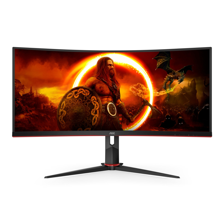 AOC G2 CU34G2XP 34" VA WQHD 180Hz 1ms UltraWide Curved Gaming Monitor