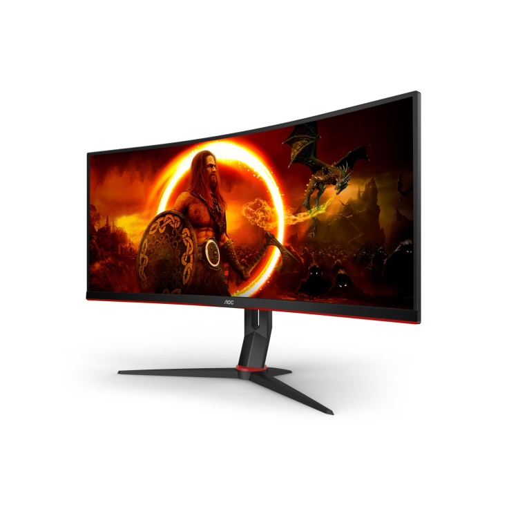 AOC G2 CU34G2XP 34" VA WQHD 180Hz 1ms UltraWide Curved Gaming Monitor