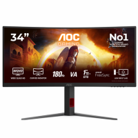 AOC CU34G4P 34" Fast VA WQHD 180Hz 1ms Curved Gaming Monitor