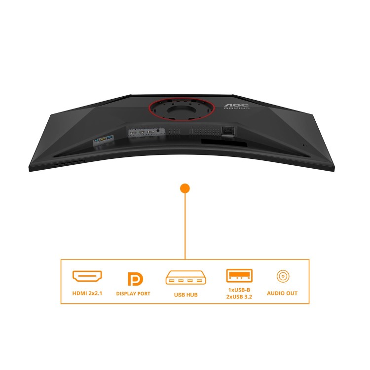 AOC G4 CU34G4Z 34" Fast VA WQHD 240Hz 0.5ms Curved Gaming Monitor