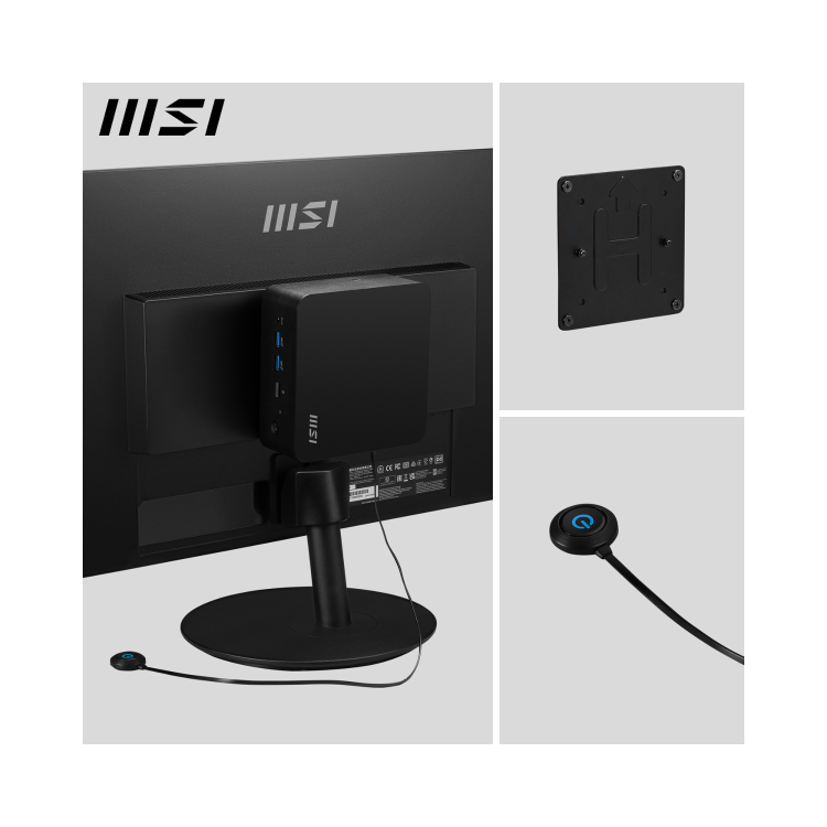 MSI Cubi NUC 13MQG SFF Intel Core i7 1365U vPRO Mini Barebone PC