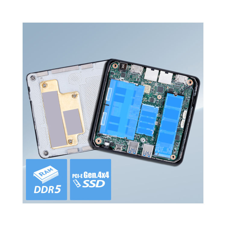 MSI Cubi NUC AI 1UMG SFF Intel Core i5 125H Mini Barebone PC