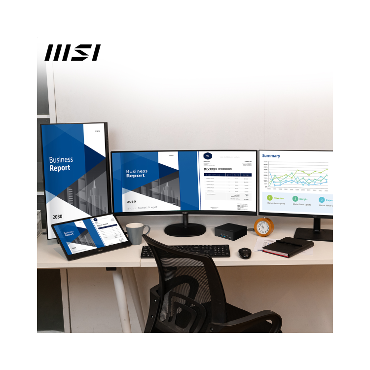 MSI Cubi NUC AI 1UMG SFF Intel Core Ultra 7 155H Mini Barebone PC