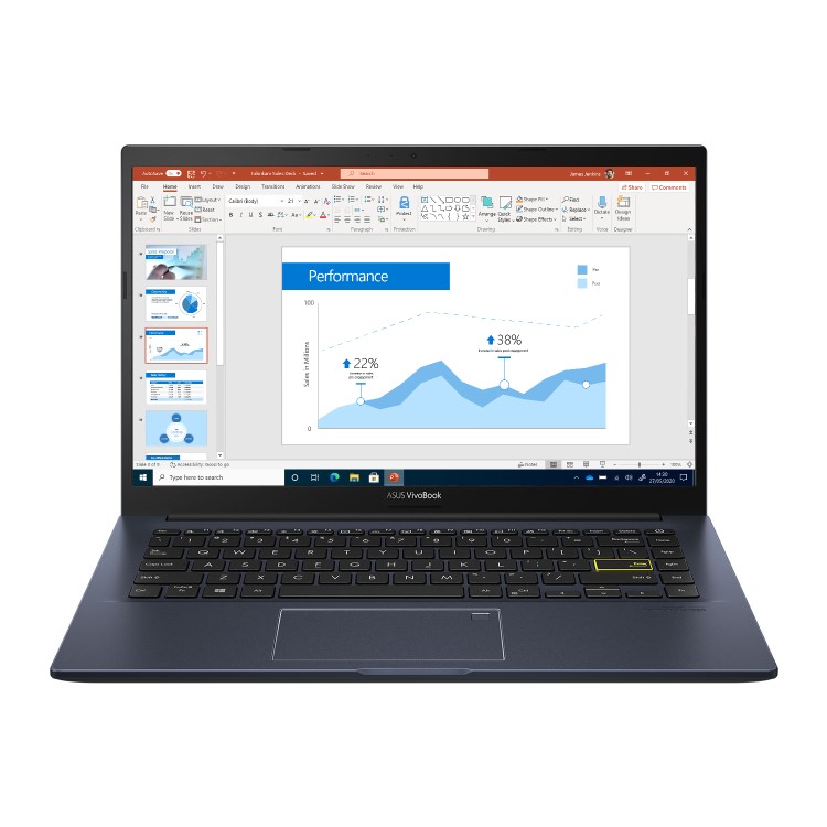 ASUS Vivobook Ryzen 7-4700U 8GB 512GB 14 Inch Windows 10 Pro Laptop