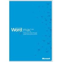 Microsoft&reg; Word Mac 2011 Sngl Academic OPEN 1 License No Level