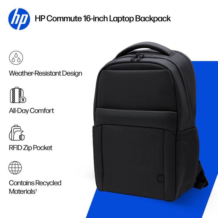 HP Commute 16 Inch Laptop Backpack