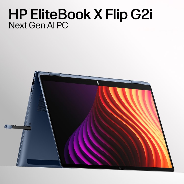 HP EliteBook X Flip G2i Copilot+ PC Intel Core Ultra X7 32GB RAM 512GB SSD 14 Inch Windows 11 Pro Convertible Touchscreen Laptop