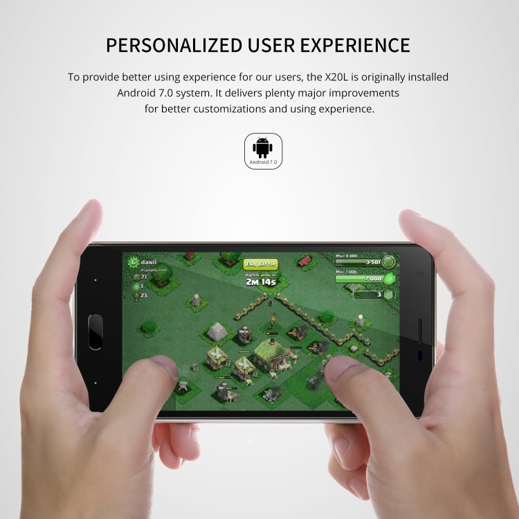 Doogee X20L Gold Dual SIM 5" 16GB 4G Unlocked & SIM Free