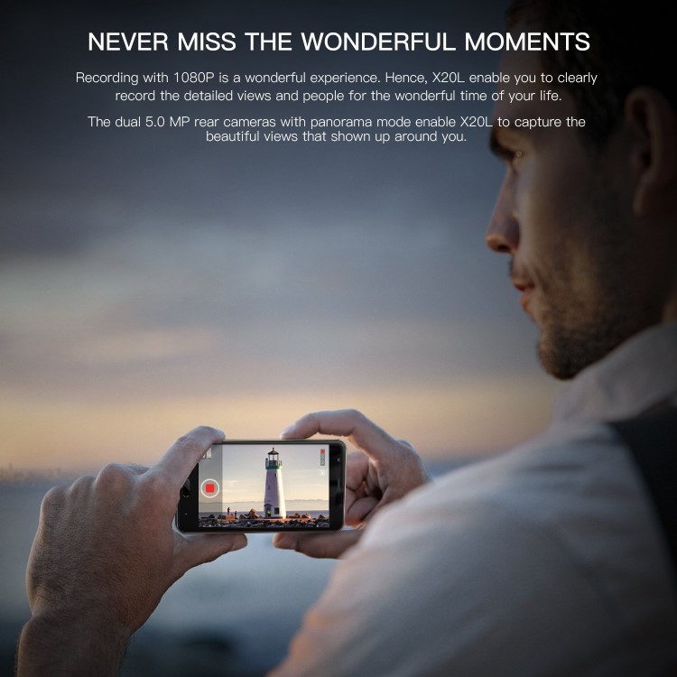 Doogee X20L Gold Dual SIM 5" 16GB 4G Unlocked & SIM Free