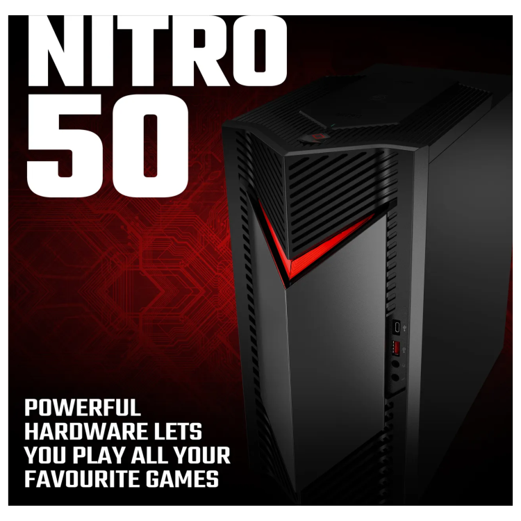 Acer Nitro N50-650 Intel Core i5-13400F 16GB RAM 512GB SSD RTX 4060 Windows 11 Gaming PC