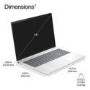 EliteBook 8 G2i 16 inch Notebook Next Gen AI PC Wolf Pro Security Edition, 16", Windows 11 Pro, Intel Core™ Ultra 5, 32GB RAM, 512GB SSD, WUXGA, Glacier silver, Copilot+ PC