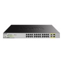 DGS-1026MP D-Link 24-Port Desktop Gigabit PoE + 2GE Combo Switch