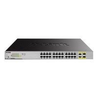 D-Link 24-Port Desktop Gigabit PoE + 2GE Combo Switch D-Link 24-Port Desktop Gigabit PoE + 2GE Combo Switch