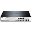 DGS-1210-10P 10-Port Gigabit Smart Switch with 2 SFP ports