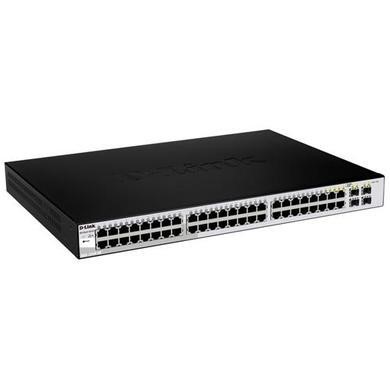 D-Link 48-port 10/100/1G Smart Switch +4 RJ45/SFP
