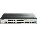 DGS-1510-20 D-Link 20 x 10/100/1G + 2 x 10G SFP+ 2 x SFP SmartPro Stackable Switch