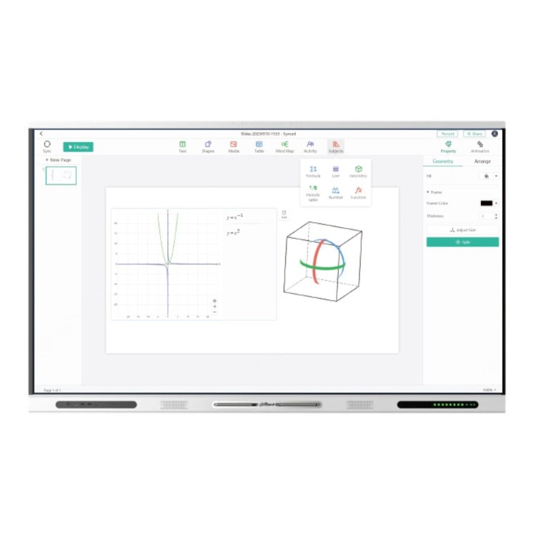 Dahua DHI-LPH75-ST420 Lite Series 75" UHD 4K DLED Display Smart Interactive Whiteboard