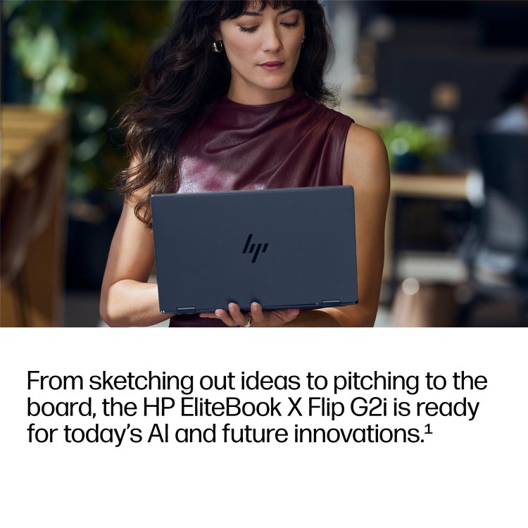 HP EliteBook X Flip G2i Copilot+ PC Intel Core Ultra 7 32GB RAM 512GB SSD 14 Inch Windows 11 Pro Convertible Touchscreen Laptop