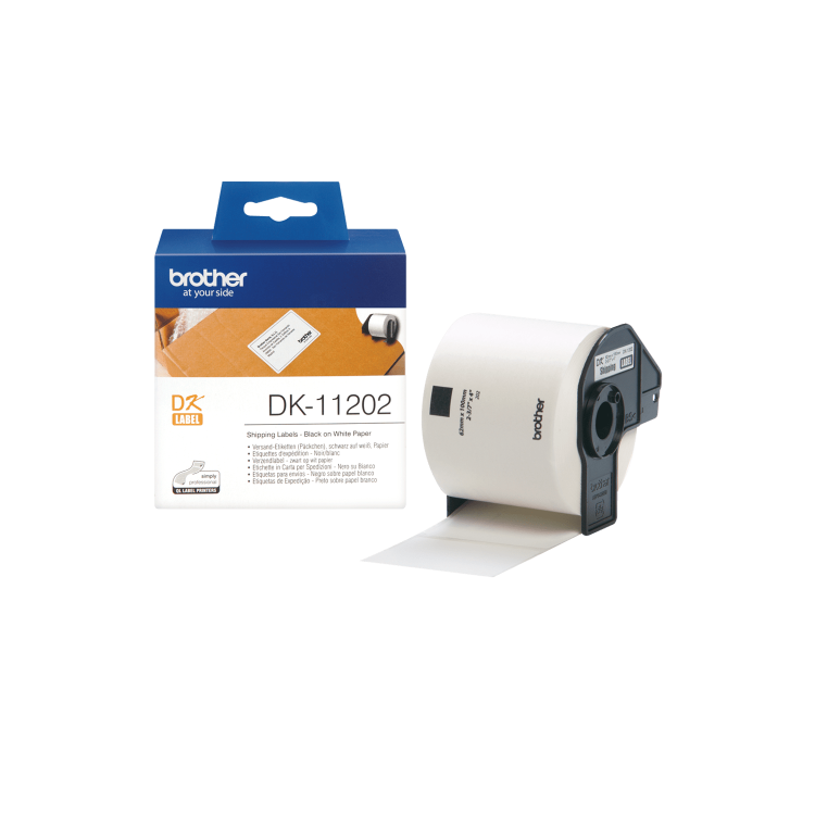 Brother DK-11202 White 62mm x 100mm Shipping Labels