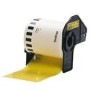 Brother DK-22606 Black on Yellow Continuous 62mm Film Label Tape