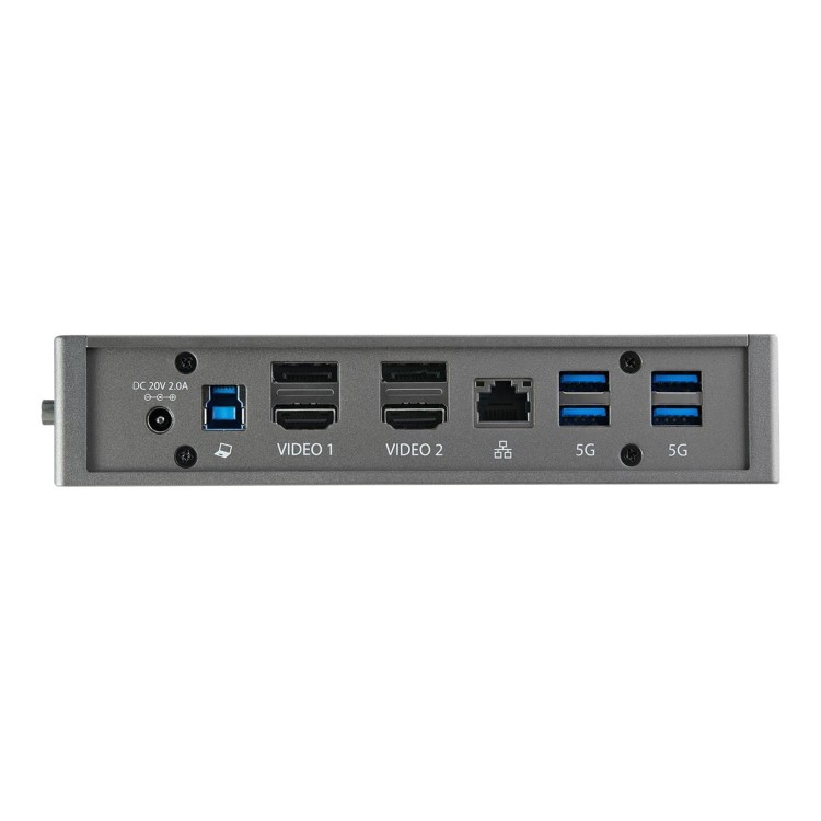 Startech Universal Hybrid Dock  USB Type-C & USB Type-A  Dual 4K 60Hz HDMI & DisplayPort