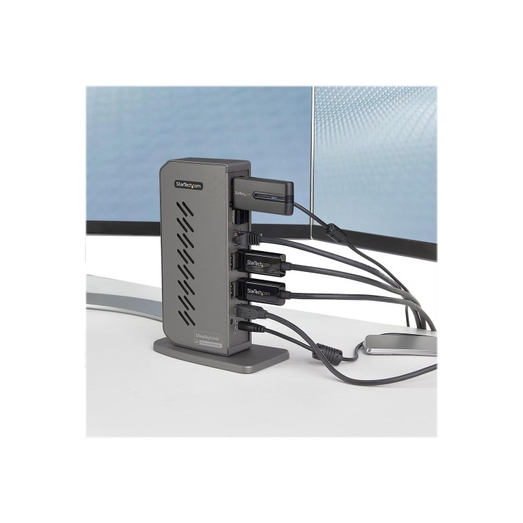 Startech Universal Hybrid Dock  USB Type-C & USB Type-A  Dual 4K 60Hz HDMI & DisplayPort