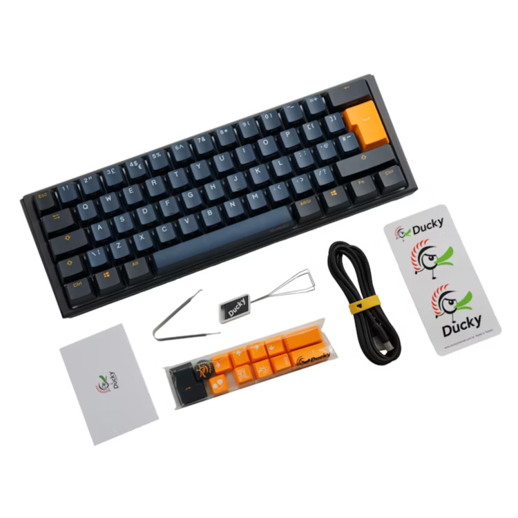 Ducky One 3 Pro Nazca Line RGB Wired Mechanical Cherry MX2A Brown Gaming Keyboard Black