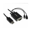 StarTech.com 18m  6 ft. DisplayPort to VGA Adapter Cable with Audio - DP to VGA Converter - 1920x