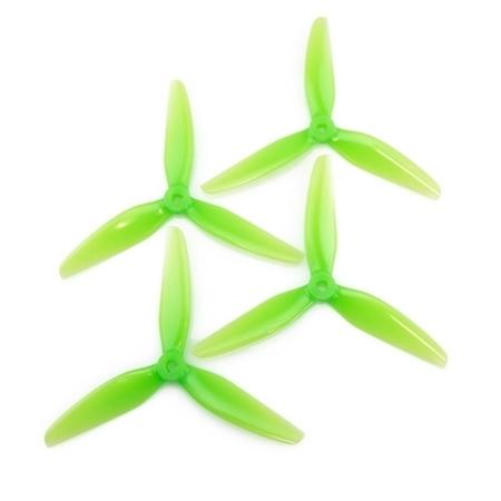 HQ Durable Prop  5.1X4.1X3 Light Green 2CW+2CCW-Poly Carbonate-POPO