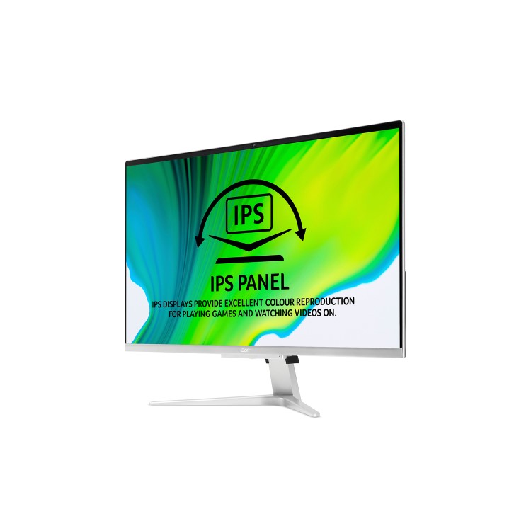 Acer Aspire Core i5-1035G1 8GB 1TB HDD + 128GB SSD 27 Inch Windows 10 All-in-One PC