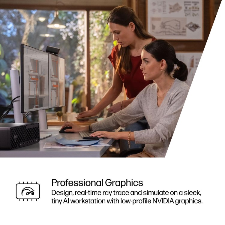 HP Z2 SFF G1i Intel Core Ultra 9 285K 64GB RAM 1TB SSD RTX PRO 4000 Blackwell Windows 11 Pro Workstation PC
