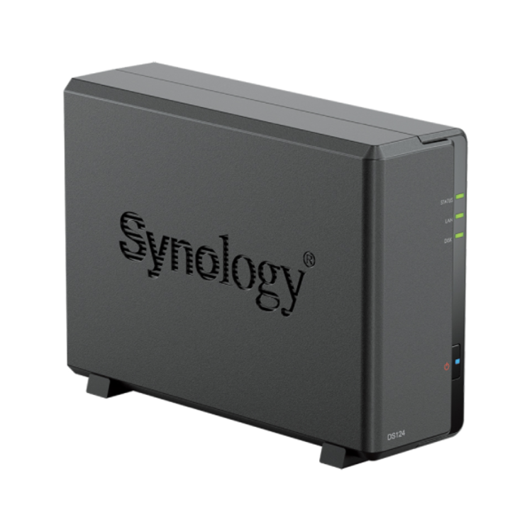 Synology Disk Station DS124 1GB RAM 1 Bay Desktop NAS Enclosure