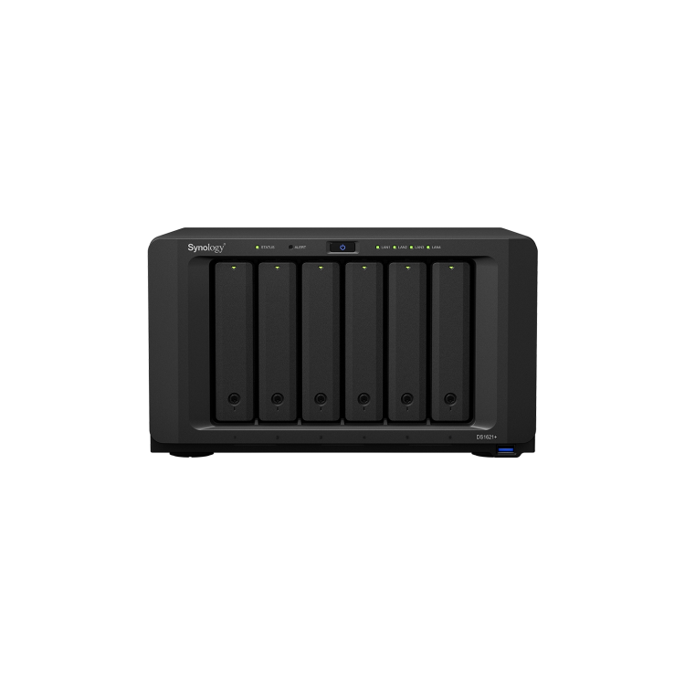 Synology DiskStation DS1621+ 4GB RAM with 24TB Installed Storage 6 Bay SATA Desktop NAS Storage