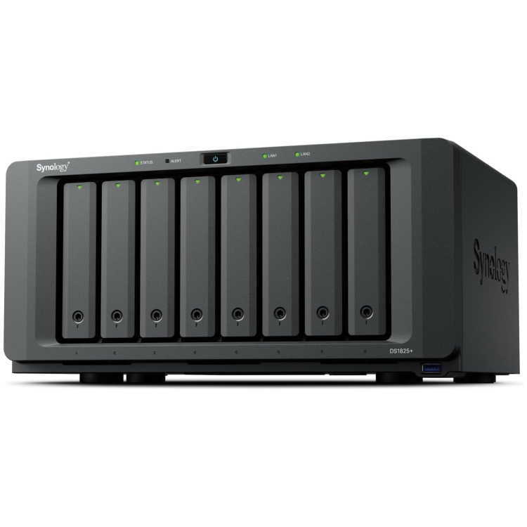 Synology DS1825+ 8-Bay 64TB HAT3310 Plus Hard Drive NAS