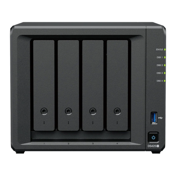 Synology DS425+ 2GB RAM 4 Bay SATA Desktop NAS Expansion Enclosure