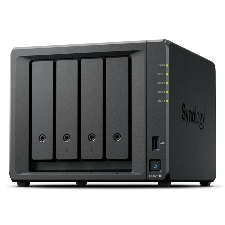 Synology DS925+ 4-Bay 24TB HAT3300 Hard Drive NAS